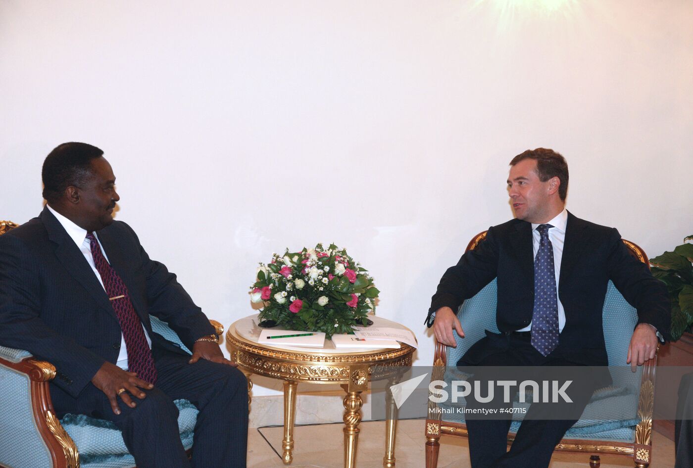 President Dmitry Medvedev visits Angola