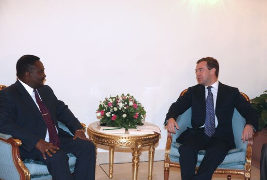 President Dmitry Medvedev visits Angola