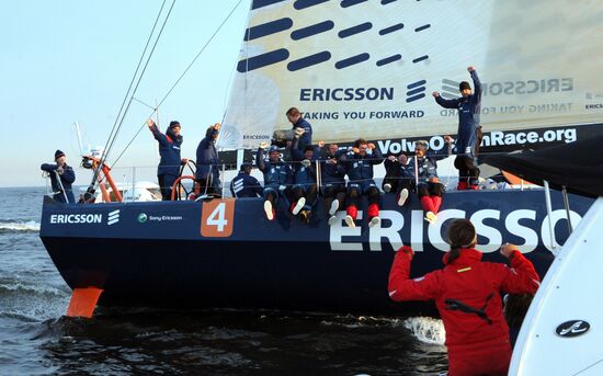 Volvo Ocean Race finishes in St. Petersburg