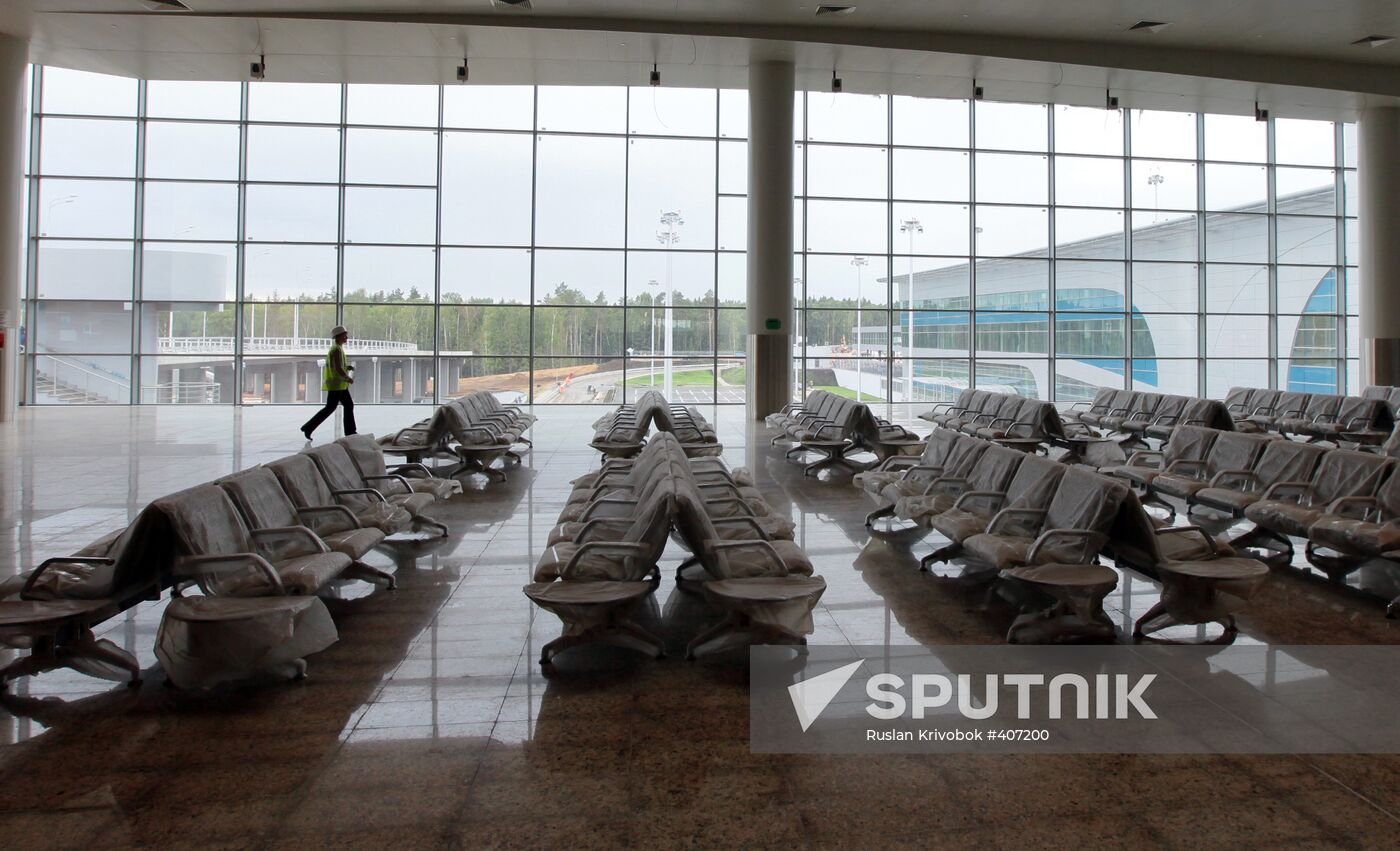 Terminal D at Moscow's Sheremetyevo airport