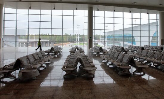 Terminal D at Moscow's Sheremetyevo airport