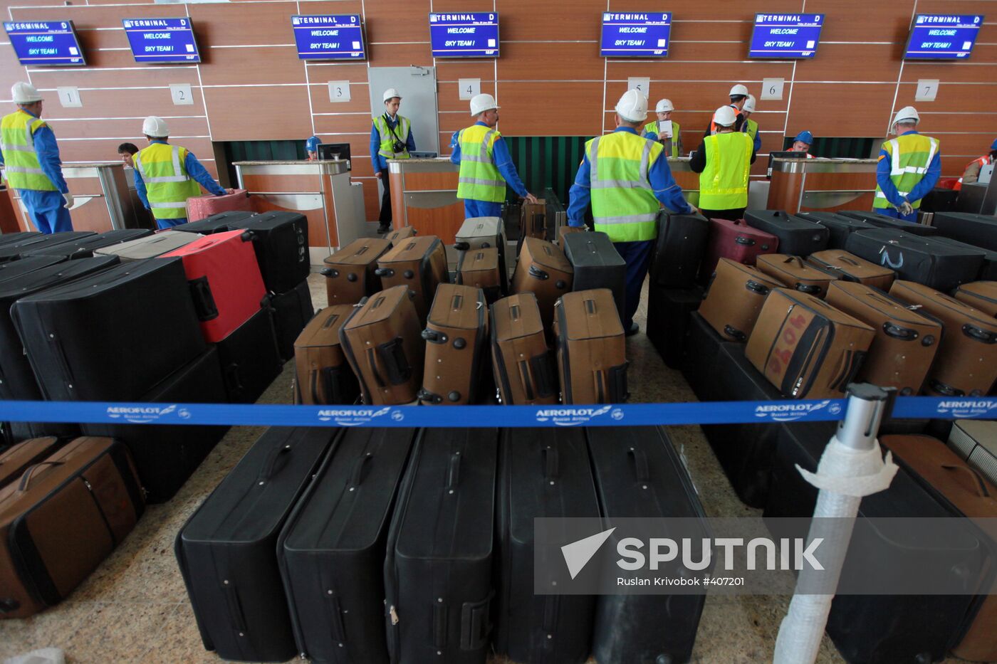 Terminal D at Moscow's Sheremetyevo airport