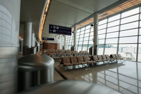 Terminal D at Moscow's Sheremetyevo airport