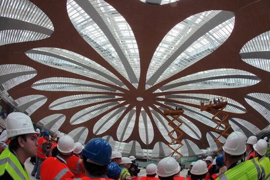 Terminal D at Moscow's Sheremetyevo airport