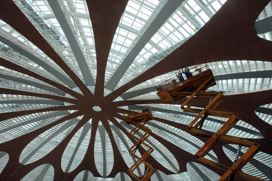 Terminal D at Moscow's Sheremetyevo airport