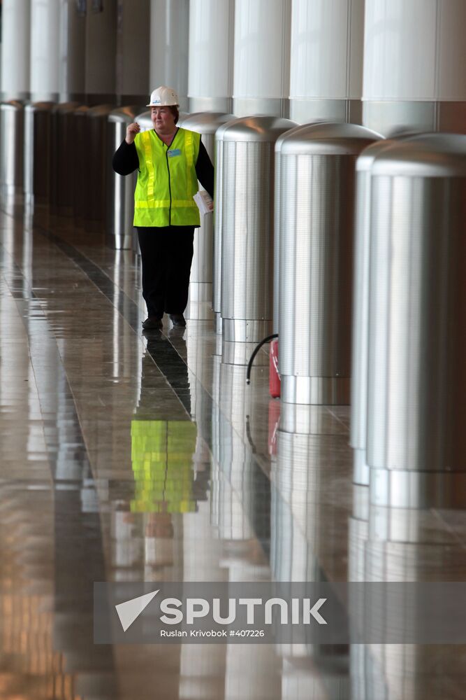 Terminal D at Moscow's Sheremetyevo airport