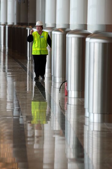 Terminal D at Moscow's Sheremetyevo airport