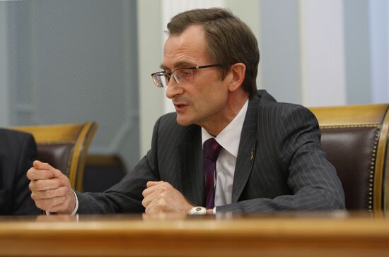 Leader of A Just Russia party in State Duma Nikolai Levichev
