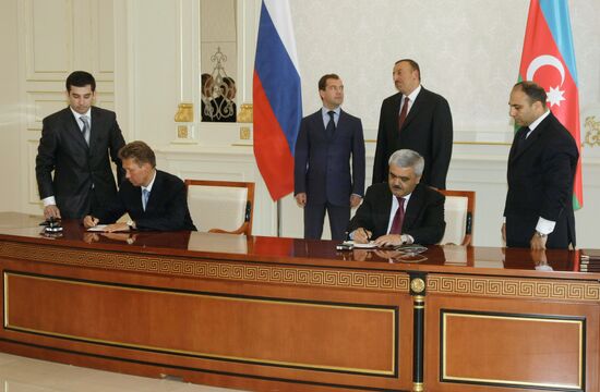 President Dmitry Medvedev visits Azerbaijan
