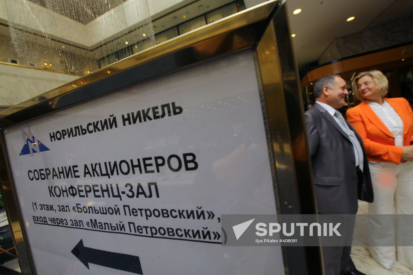 Annual meeting of Norilsk Nickel shareholders