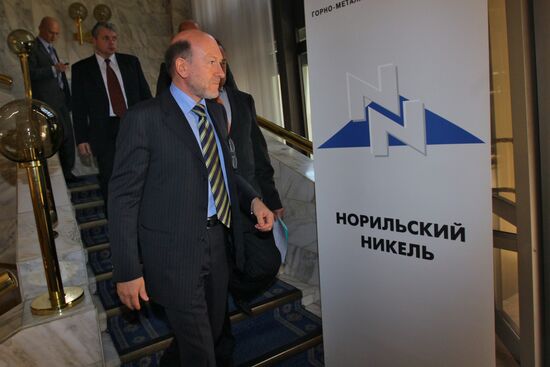 Annual meeting of Norilsk Nickel shareholders
