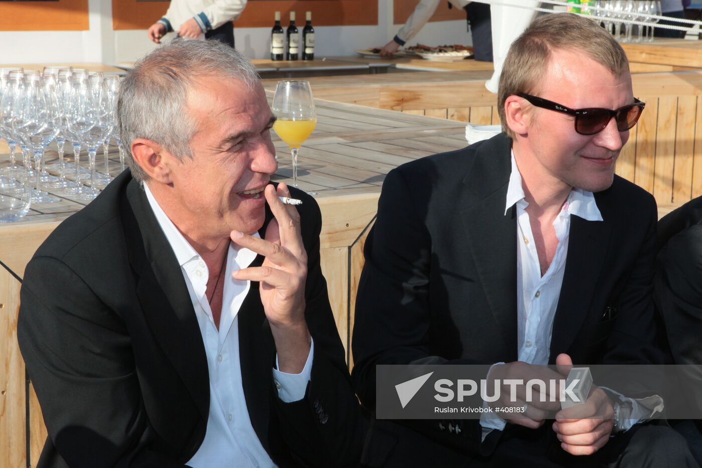 Sergei Garmash and Alexei Serebryakov attend awards ceremony