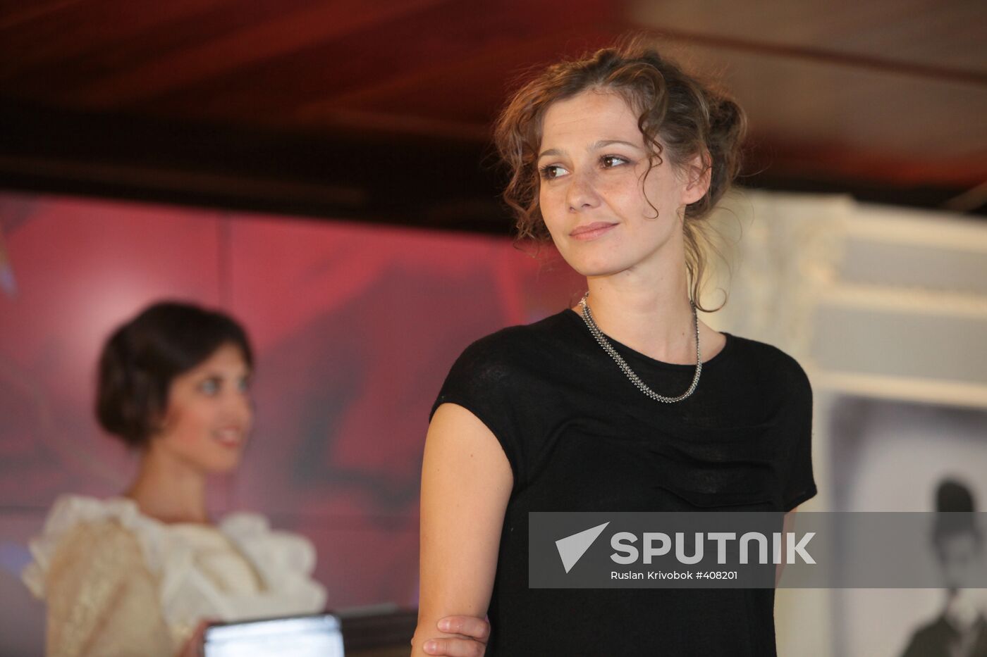 Polina Agureyeva attending Kumir actor awards ceremony