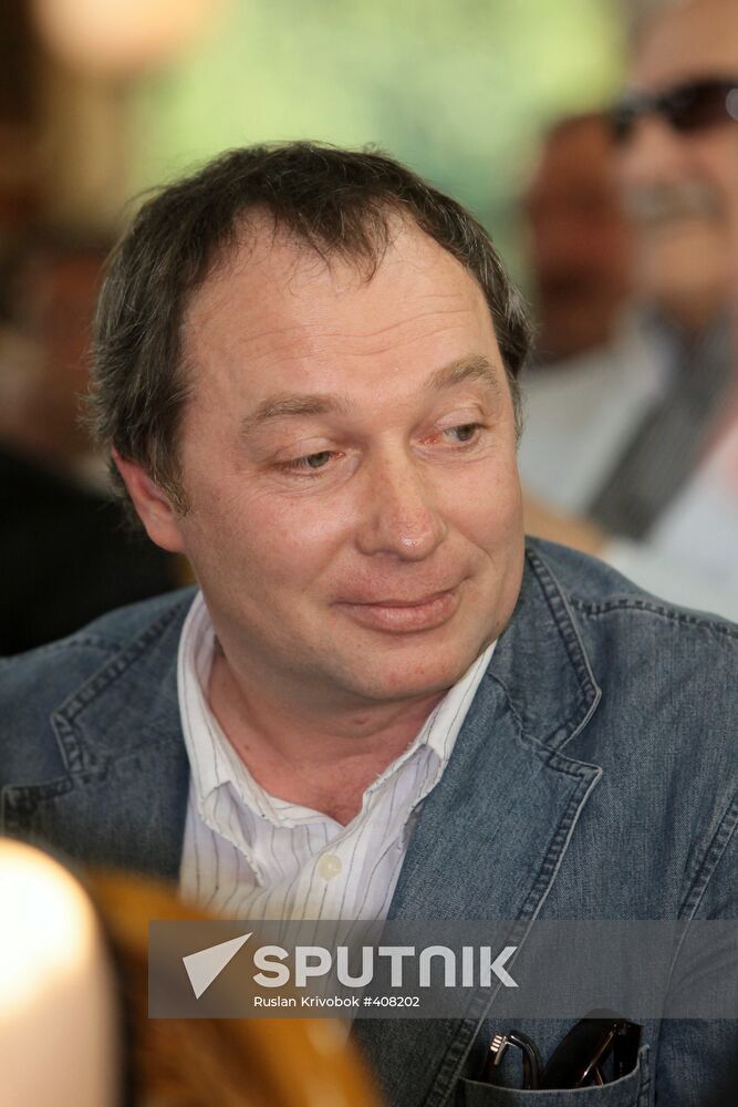 Sergei Ursulyak attending Kumir actor awards ceremony