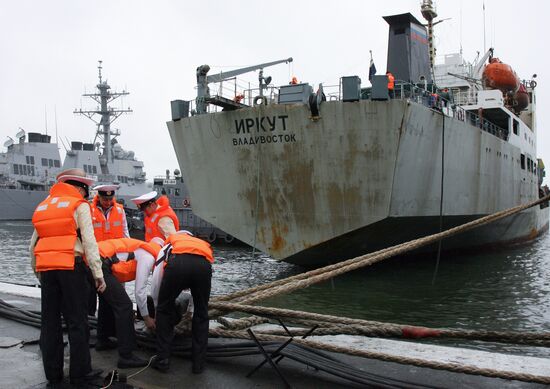 Pacific Fleet ships return home after anti-piracy mission