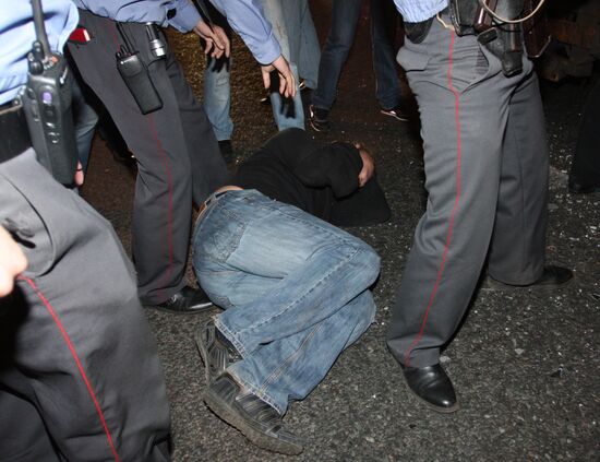 Incident near the Moscow Ossetian community
