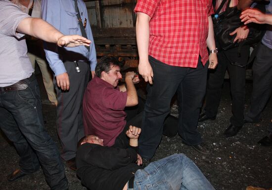 Incident near the Moscow Ossetian community