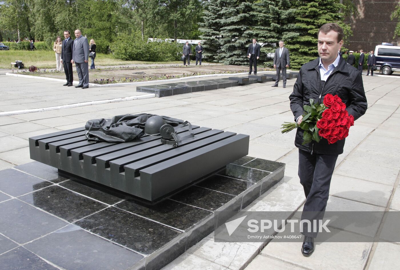 President Dmitry Medvedev visits North-Western district