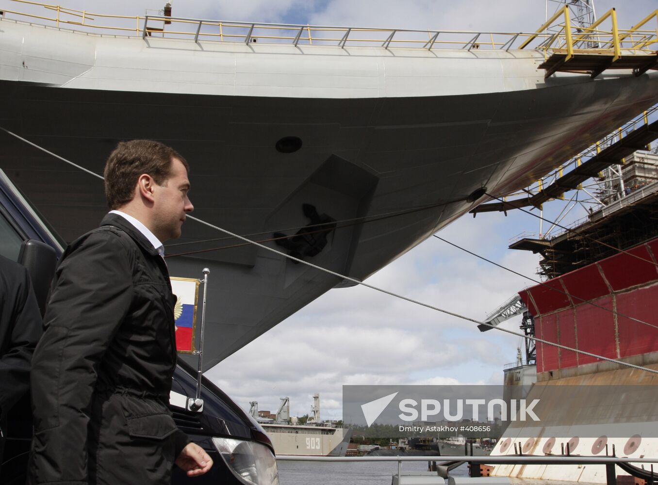 President Dmitry Medvedev visits North-Western district