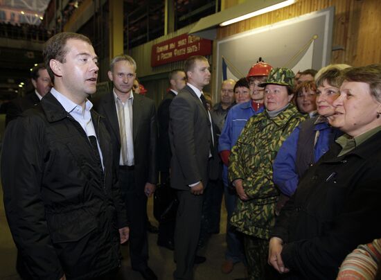 Dmitry Medvedev's visit to North-Western Federal District