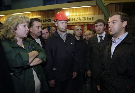 Dmitry Medvedev's visit to North-Western Federal District