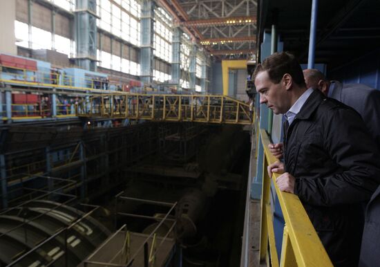 Dmitry Medvedev's visit to North-Western Federal District