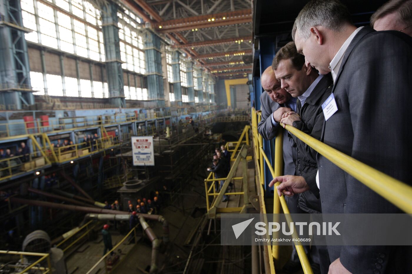 President Dmitry Medvedev visits North-Western district