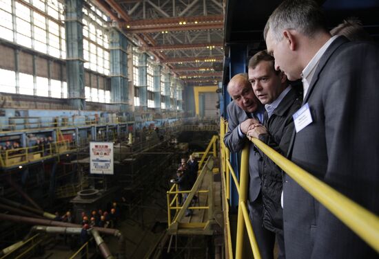 Dmitry Medvedev's visit to North-Western Federal District