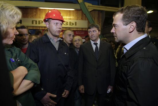 Dmitry Medvedev's visit to North-Western Federal District