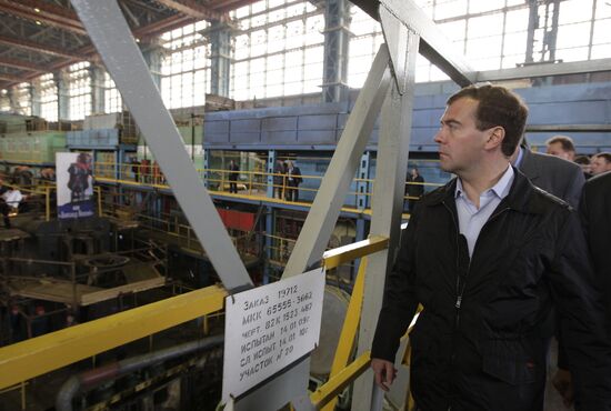 Dmitry Medvedev's visit to North-Western Federal District
