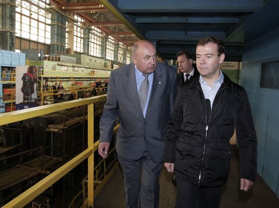 Dmitry Medvedev's visit to North-Western Federal District