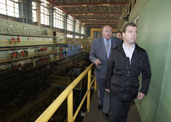 Dmitry Medvedev's visit to North-Western Federal District