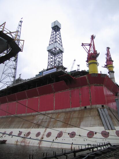 Prirazlomnaya platform, Sevmashl association, Severodvinsk