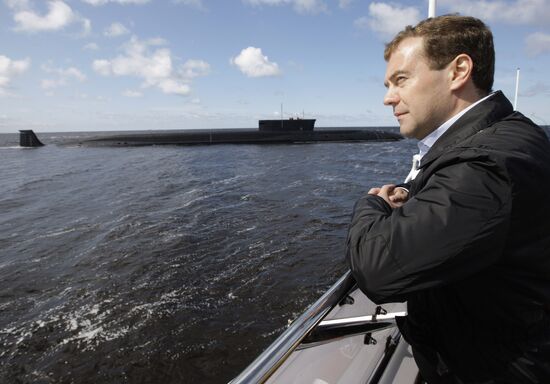 President Dmitry Medvedev visits North Western Federal District
