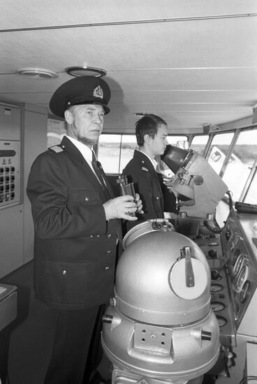 Rodionov, captain of the "Alexander Pushkin" motor ship