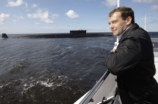 President Dmitry Medvedev visits North Western Federal District