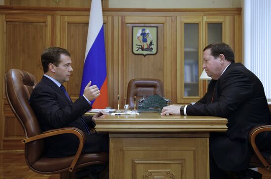 Dmitry Medvedev's visit to North-Western Federal District