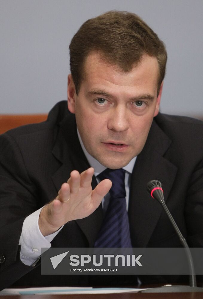 Dmitry Medvedev's visit to North-Western Federal District
