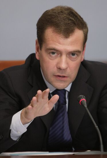 Dmitry Medvedev's visit to North-Western Federal District
