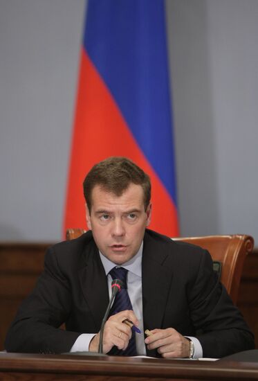 Dmitry Medvedev's visit to North-Western Federal District