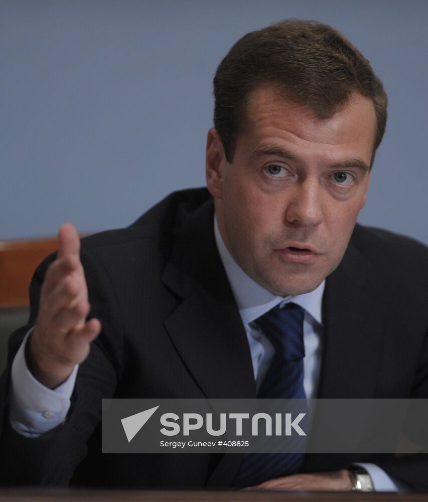 Dmitry Medvedev's visit to North-Western Federal District