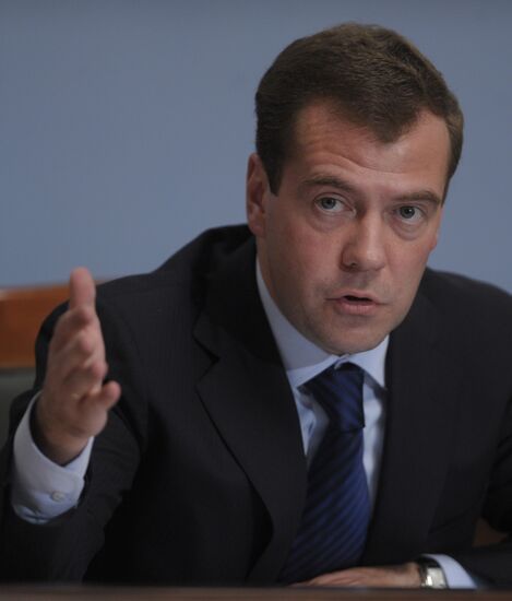 Dmitry Medvedev's visit to North-Western Federal District
