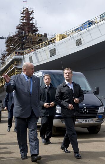 President Dmitry Medvedev visits North Western Federal District
