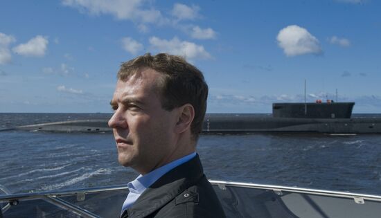 Dmitry Medvedev's visit to North-Western Federal District