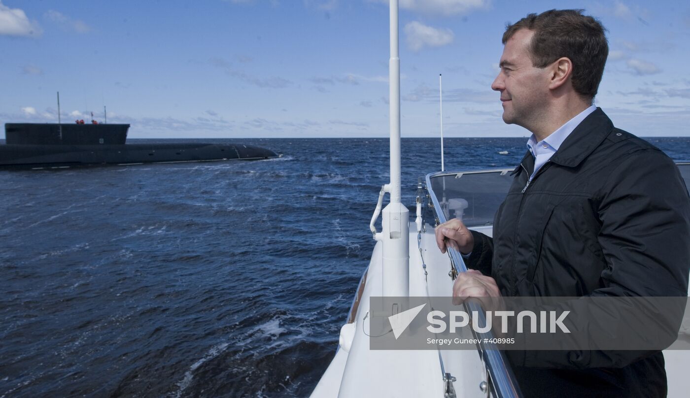 Dmitry Medvedev's visit to North-Western Federal District