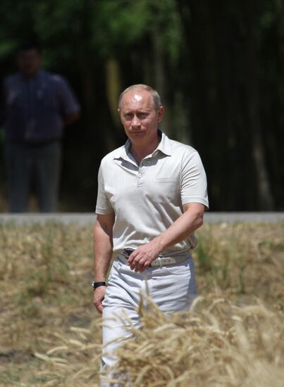 Vladimir Putin visits Southern Federal District