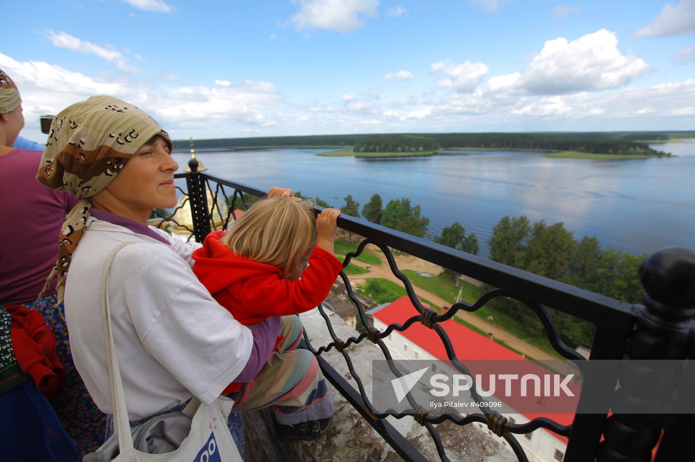 Nilo-Stolobenskaya hermitage on Lake Seliger