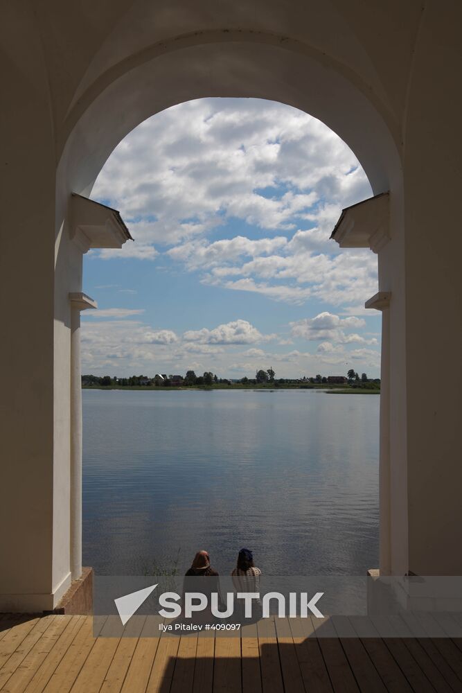 Nilo-Stolobenskaya hermitage on Lake Seliger