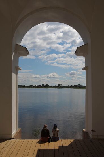 Nilo-Stolobenskaya hermitage on Lake Seliger