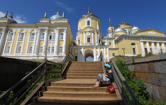 Nilo-Stolobenskaya hermitage on Lake Seliger